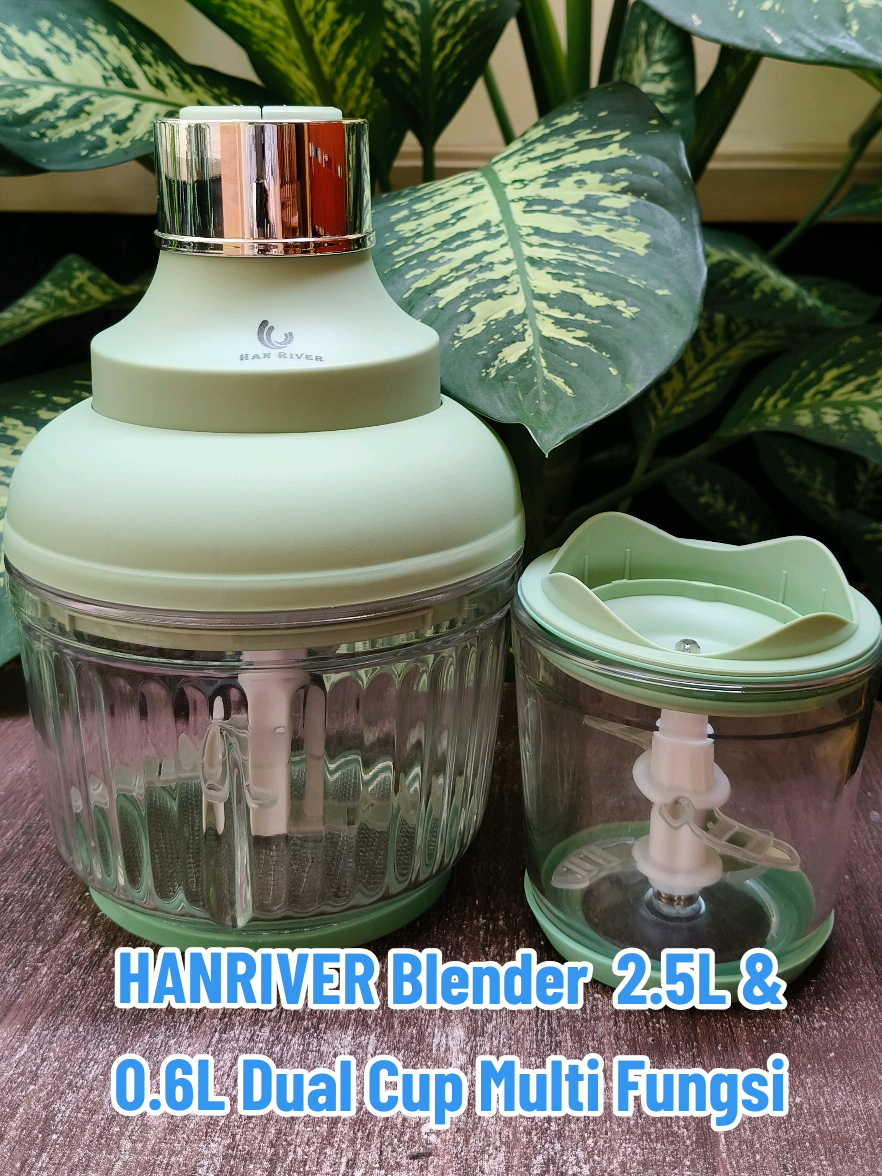 Yang Terbaru nih Bun Beli #HANRIVERBlender Dapat  Kapasitas 2.5L & 0.6L Dual Cup Multi Fungsi ...Warna nya juga Bagus Harganya Juga Terjangkau..Sekarang Masih Ada Harga Promo Gercepin Aja Di Cekout !! #hanriver #ModalKontenDoang #promoguncang99 #gajiansale 
