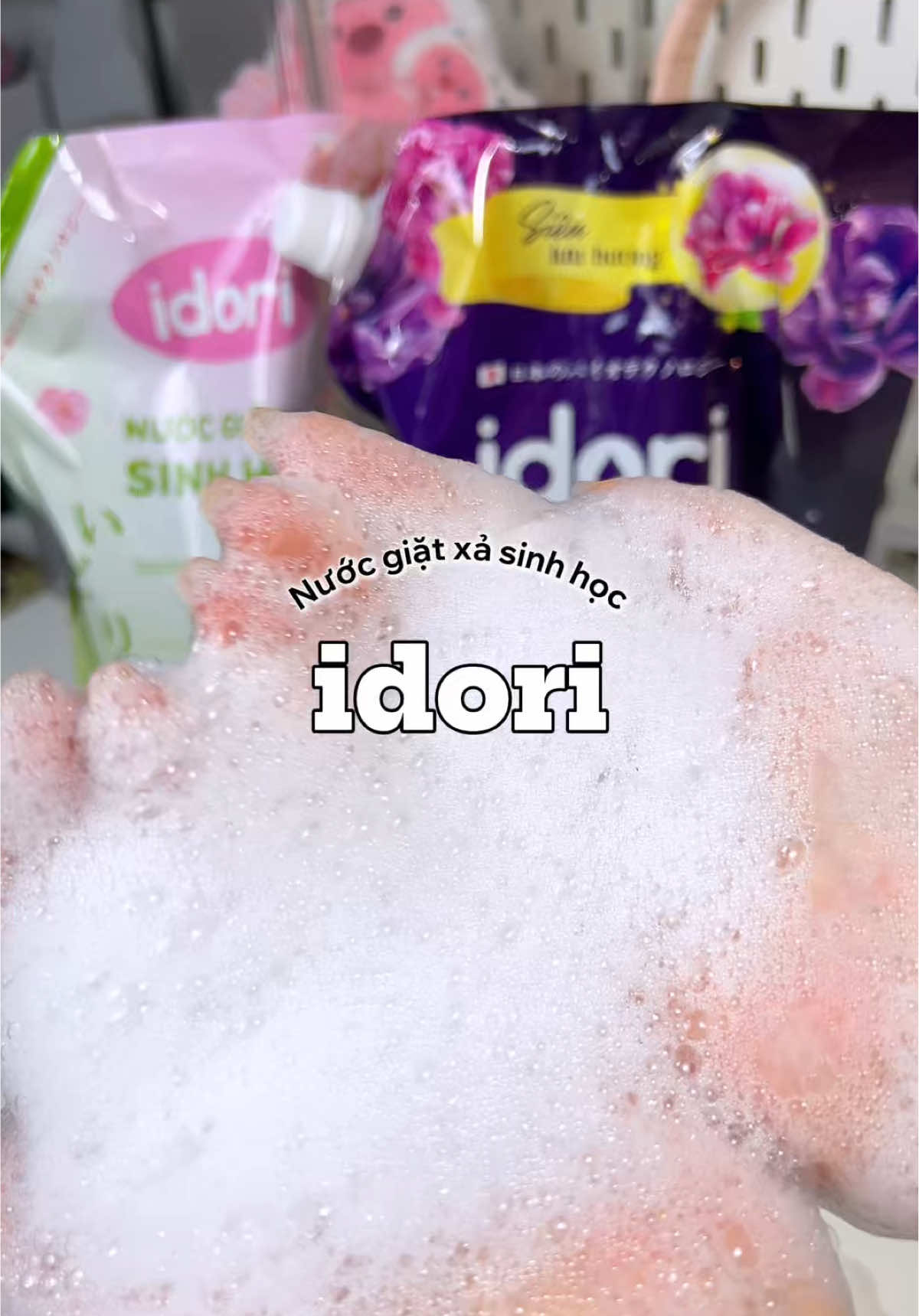 Nước giặt xả sinh học “idori” dùng là muê á #unbox #review #chaniethichunboxne #nuocgiatxa #idori #gumi 