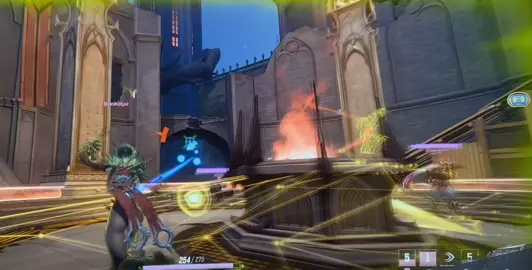 Luna getting a little too close there 😭🤣 #gamermom #marvelrivals #fantastic4 #lunasnow