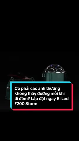 Có phải các anh thường không thấy đường mỗi khi đi đêm? Lắp đặt ngay Bi Led F200 Storm #titanmoto #biled #f200storm #dodenxemay #denxemay 