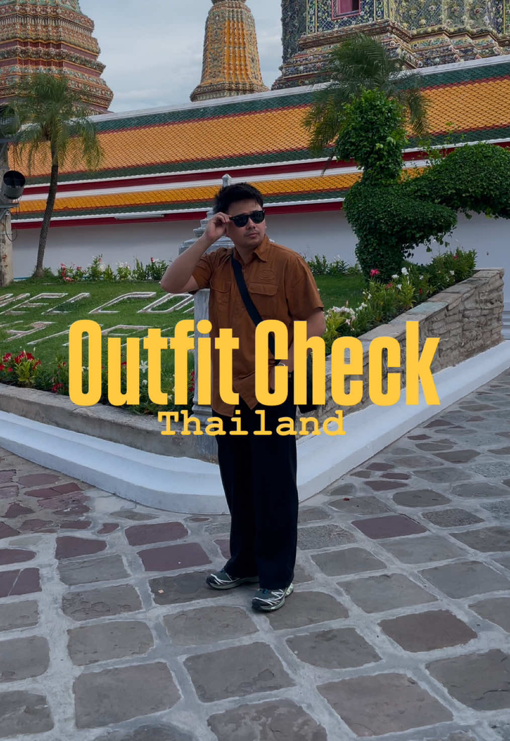 Fit Check edisi Thailand #outfitideas #outfitcheck #salamon #watpho 