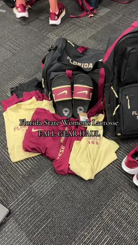 Fall gear haul! Go Noles! #floridastate #gearhaul #studentathlete #womenslacrosse #fyp 