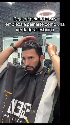 Deja de peinarte así y empieza a peinarte como una verdadera lesbiana🙂‍↔️👄 #selmx #hairstyle #lesbiansoftiktok 