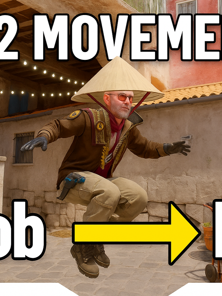 Movement cs2 noob to pro #cs2 #bhop #movement #csgo