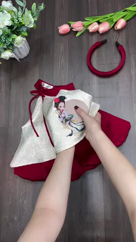 Set đồ trung thu bé gái #dotrungthuchobegai #botrungthubegai #dobobegai #thoitrangtreem 