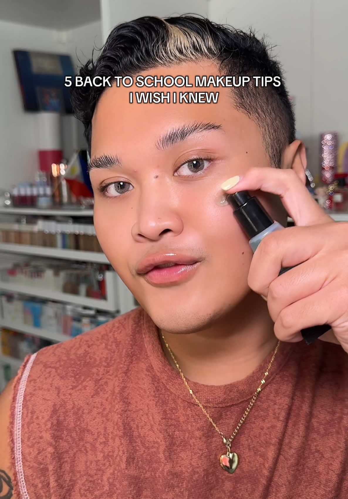 Replying to @zala_krajnc 5 BACK TO SCHOOL MAKEUP TIPS?! 😱😱🤔🤔 If you’re going back to school, don’t make the same mistakes I did when I was in school 😭😭 #makeup #beauty #viralmakeup #beautytips #backtoschool 