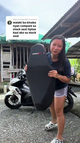 Replying to @PauLsKy perfect para sa mga cute size na kagaya ko 🤣 #fyp #aerox155 #motorcycle #flatseat #motospeed 