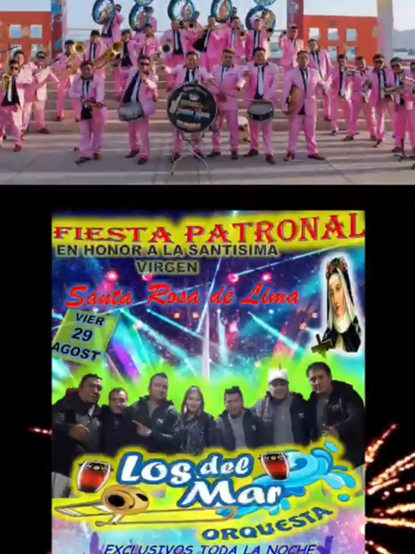 Fiesta Patronal en honor a Santa Rosa de Lima.2025🎆🎇2025. Santa Rosa-Pallasca-Ancash