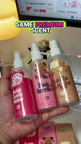 RESTOCK ALERT, Lovelies! 💕 Your favorite Katie Candy Meow, Pink Berries & Vanilla Cupcake are back — now in premium 85ml glass bottles 😍✨ Same long-lasting scent, upgraded look! 🛒 Tap the Yellow Basket or join us LIVE 12PM–12AM daily — don’t miss out bago maubusan ulit! 💖 #XOXOCosmeticsPH #LoveliesClub