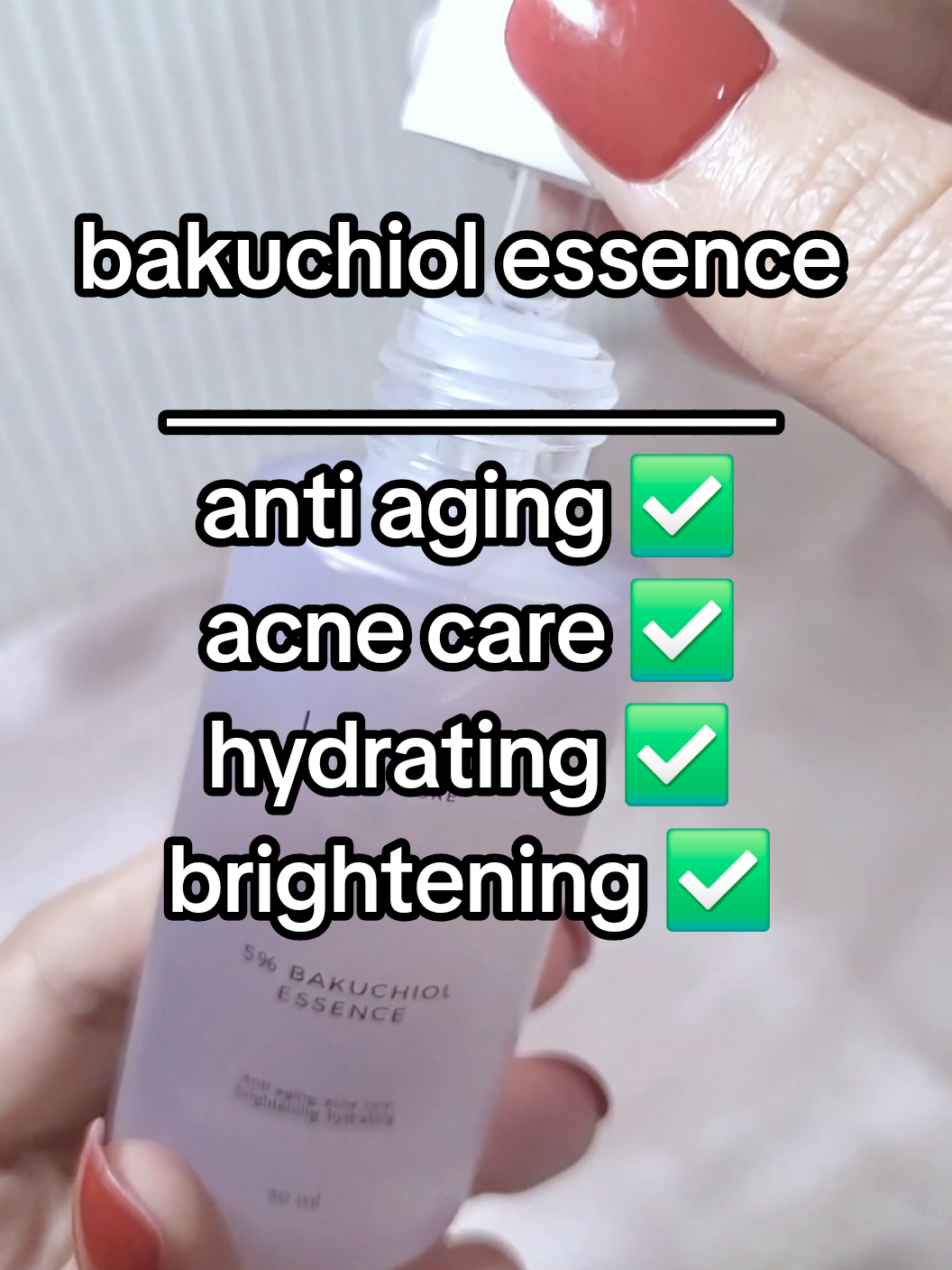 retinol alami untuk anti aging acne care brightening dan hydrating #bakuchiol #serumbakuchiol #alternatifretinol #foryou #serumantiaging 