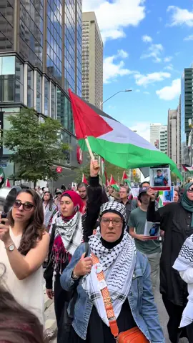 Protesta en Toronto, Canadá a favor de la liberación de Palestina #freepalestine 
