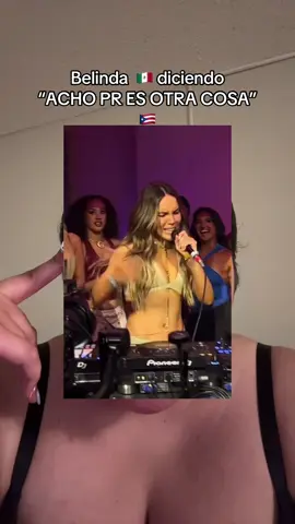 Belinda  🇲🇽 diciendo  “ACHO PR ES OTRA COSA”🇵🇷 #jenniferruidiaz #boricua #belinda #badbunny  