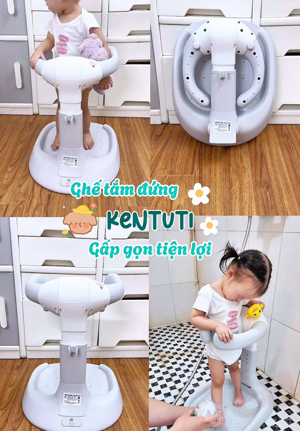Sắm ghế tắm đứng cho con thui các mom ơi #minkydaily #ghetamdungchobe #kentuti #chamsocbeyeu 