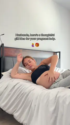 Back pain while pregnant? 😣 Lying on TummyNest for just a few minutes a day (or all night!) will relieve pressure off your spine and fix back + hip pain. 🥰 Check our page for the 🔗 #fyp #pregnant #babybump 