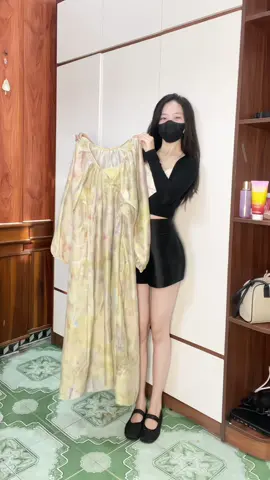 Em váy xinh nhẹ nhàng cho mùa thu này #xuhuong #reviewlamdep #goclamdep #outfit 