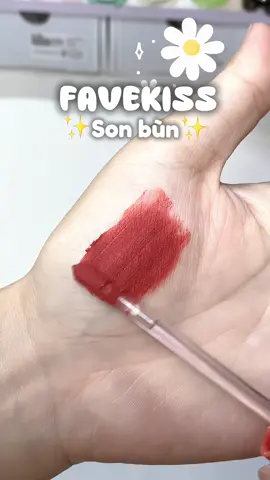 Son bùn nhà FAVE&KISS siu xinh, giá hạt dẻ #quynhmintunbox #sonmoi #sonbun #sonbunfavekiss #favekiss 