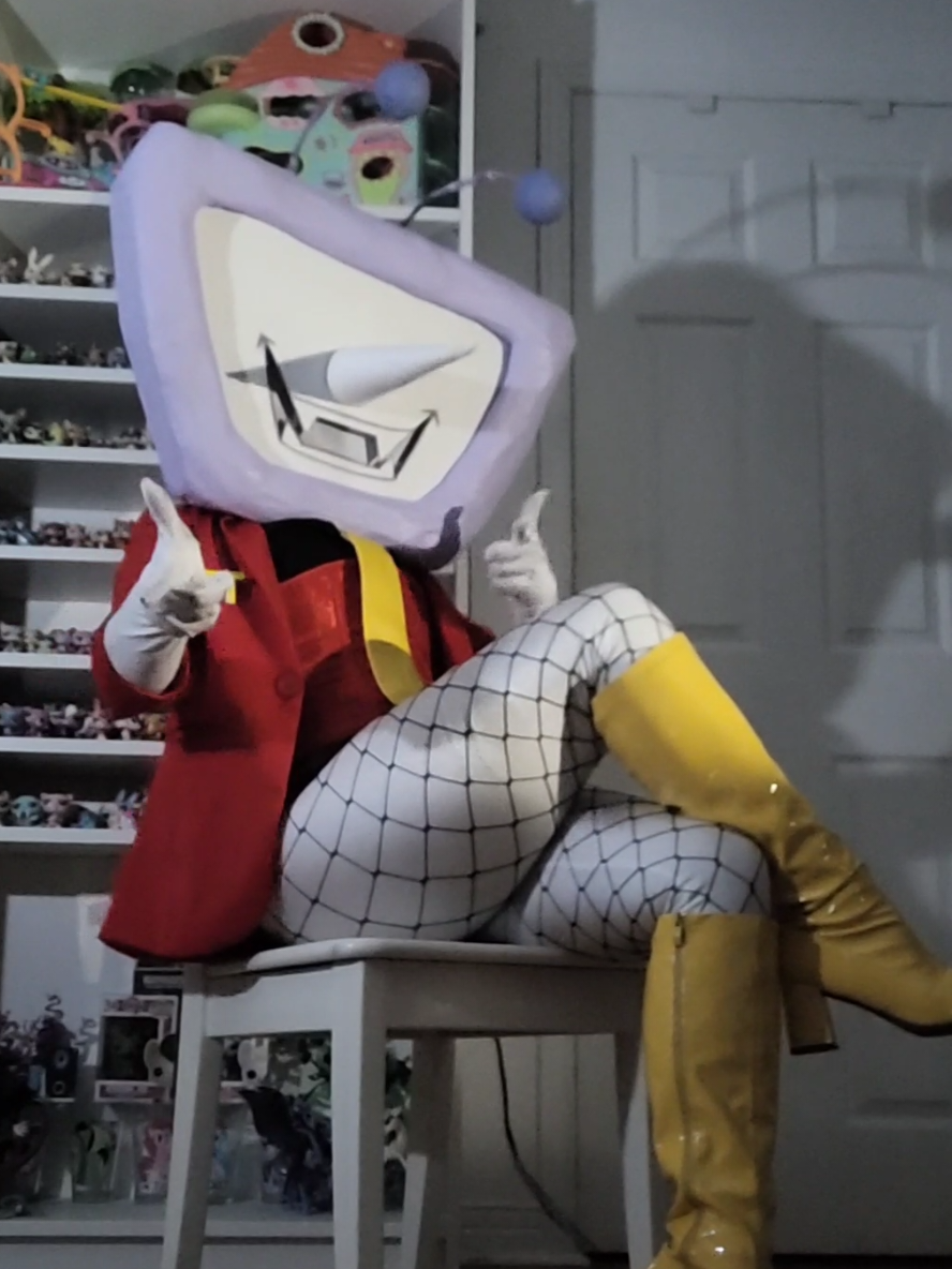 DON'T CHA WISH IT WAS TV TIME??¿¿ #deltarune #deltarunecosplay #tenna #tennacosplay #deltarunetenna 