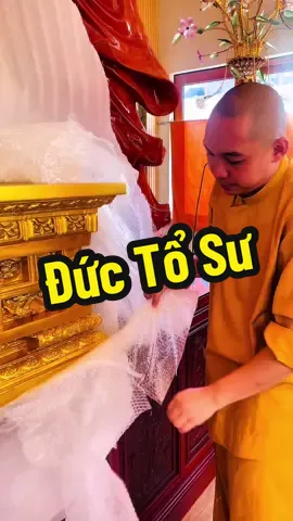 🔆 Cung thỉnh tôn dung Đức Tổ Sư an vị tại Tổ đường để chuẩn bị cho đại lễ sắp tới… #xuhuongtiktok #foryou 