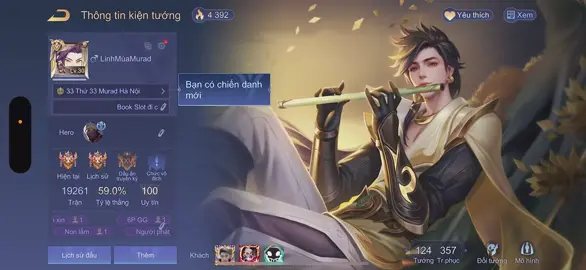 thử thách giới hạn của bản thân#xuhuong #viral #lienquanmobile #murad 