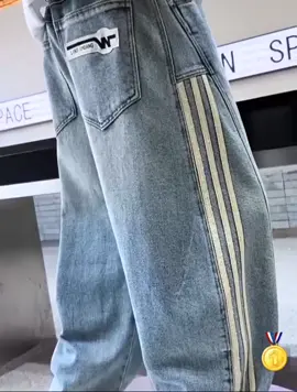 M6606] Quần Jeans 15-63KG, viền thể thao,năng động cho bé trai phong cách độc đáo#quanbetrai #quandep 