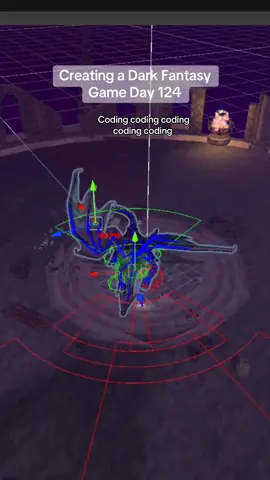 While (true) Log(“bro is coding”); #darkfantasy #coding #dragon #indiegames  #gamedevelopment 