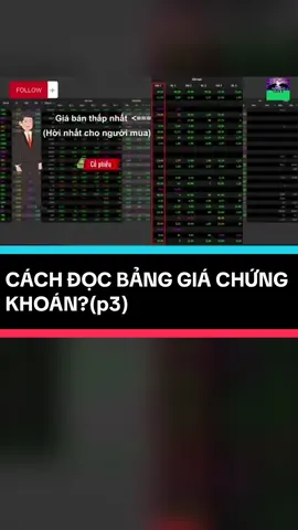 CÁCH ĐỌC BẢNG GIÁ CHỨNG KHOÁN?(p3) #viral #cophieu #batdongsan #kienthuckinhte #kienthuctaichinh              