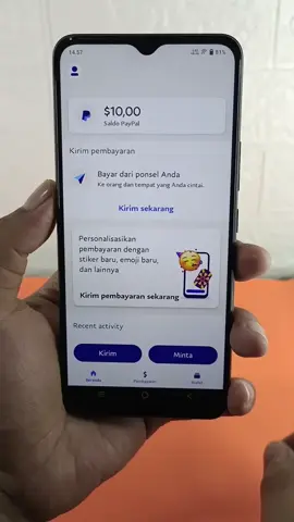 Saldo Paypal Gratis $10 