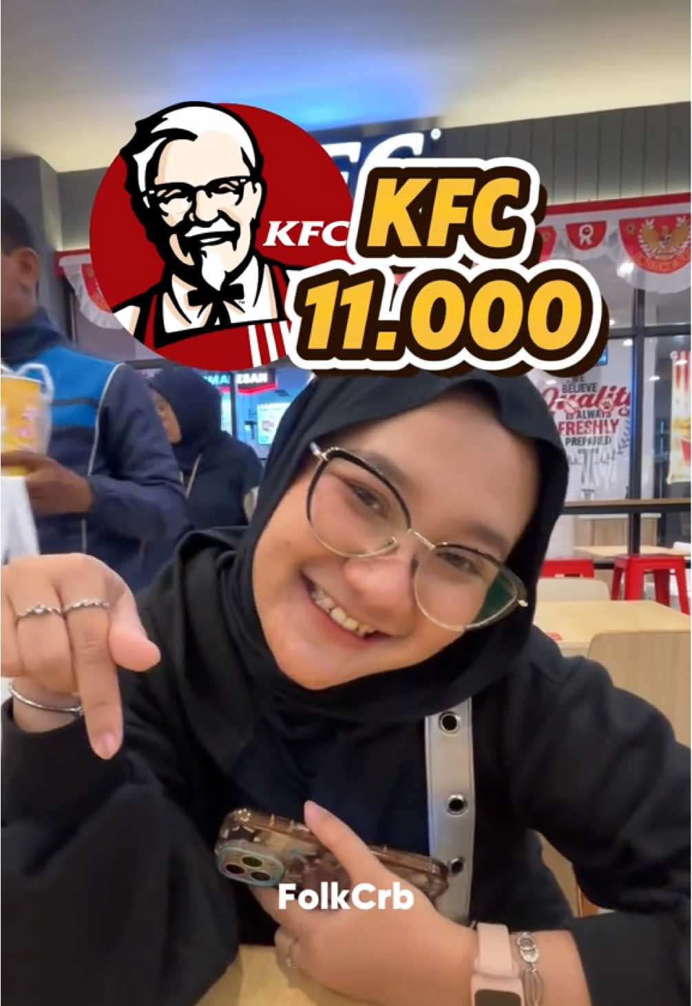 KFC Cuma 11.000 🤩 Gas klik lokasi mumpung masih ada promo diskon tiktokshop #goacademydining #promoseruweekend #promokfc #fyp 
