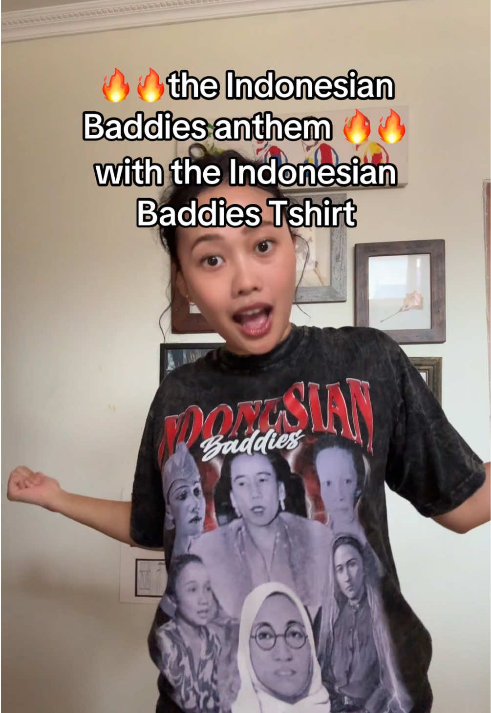 The Indonesian Baddies TShirt is avail to order and ready to ship! Featuring underated Female Indonesian Heroes celebrating their badassery. DM me to order!! #StreetStyle #pahlawanwanita #indonesia🇮🇩 #sejarah #fyp 