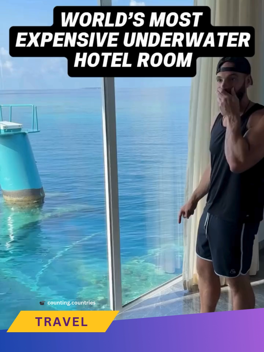Bayangkan tidur bertemankan pemandangan 360° dunia laut, sambil ikan pari dan penyu 'menemani' malam korang. 😍 . Btw gaiss hotel ni  harga dia  Sekitar $12,000 semalam – Nama hotel ni.. 📍The Muraka, Conrad Maldives, hotel bawah laut pertama & termahal di dunia. . Kalau ada peluang, sanggup tak korang spend untuk pengalaman kat sini?