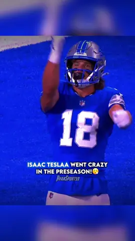 Isaac TeSlaa Went Crazy In The Preseason!😮‍💨 #nfl #football #fyp #fypシ #lions 