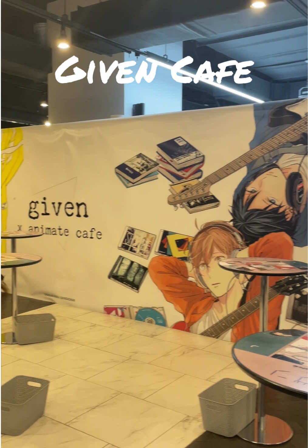 Sadly the merch I wanted was sold out but at least the drink was good! #given #mafuyuxuenoyama #givenanime #givenmanga #givenmovie #anime #cafe #popup #coaster #merch 
