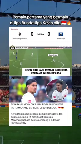 Breaking news❗ sangat luar biasa debut perdana Kevin diks di liga Bundesliga 🤩🔥 . . . . . . . . . . . . . . . . . . . . . . . . . . . . . . . . . . . . . . . . . . . ... . . #kevindiks #borussiamönchengladbach #bundesliga #football #fyp 