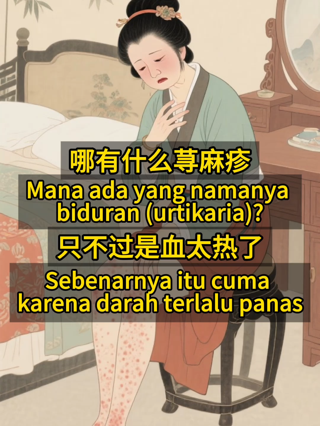 Mana ada yang namanya biduran (urtikaria)?Sebenarnya itu cuma karena darah terlalu panas#helathylifestyle #urtikaria #jakarta #gatal #Sehatselalu #sehatalami