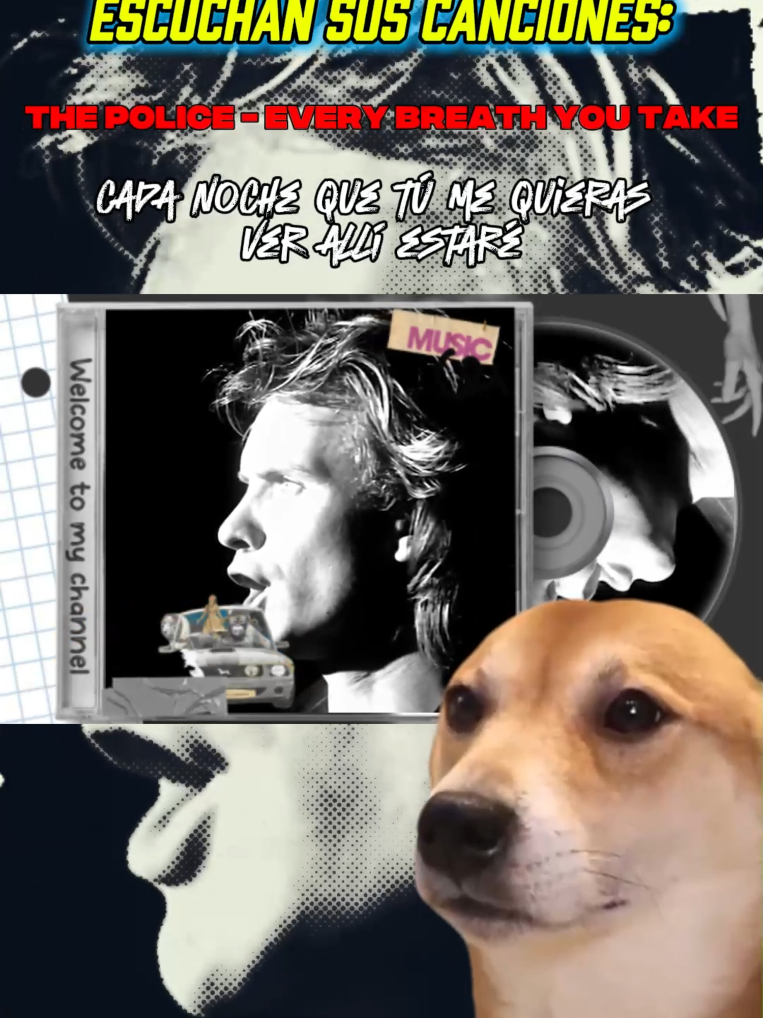 Asi Suena The Police - Every Breath You Take En Español 😱😍❤ By D4ve #fyp #enespañol #cover #pop #rock #thepolice
