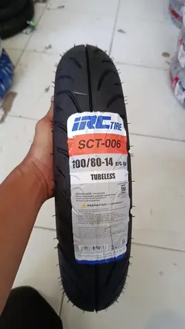 ban IRC 100/80 14 tubeless #banirc #banmatic #bantubles #ircsct006 #banmotor 
