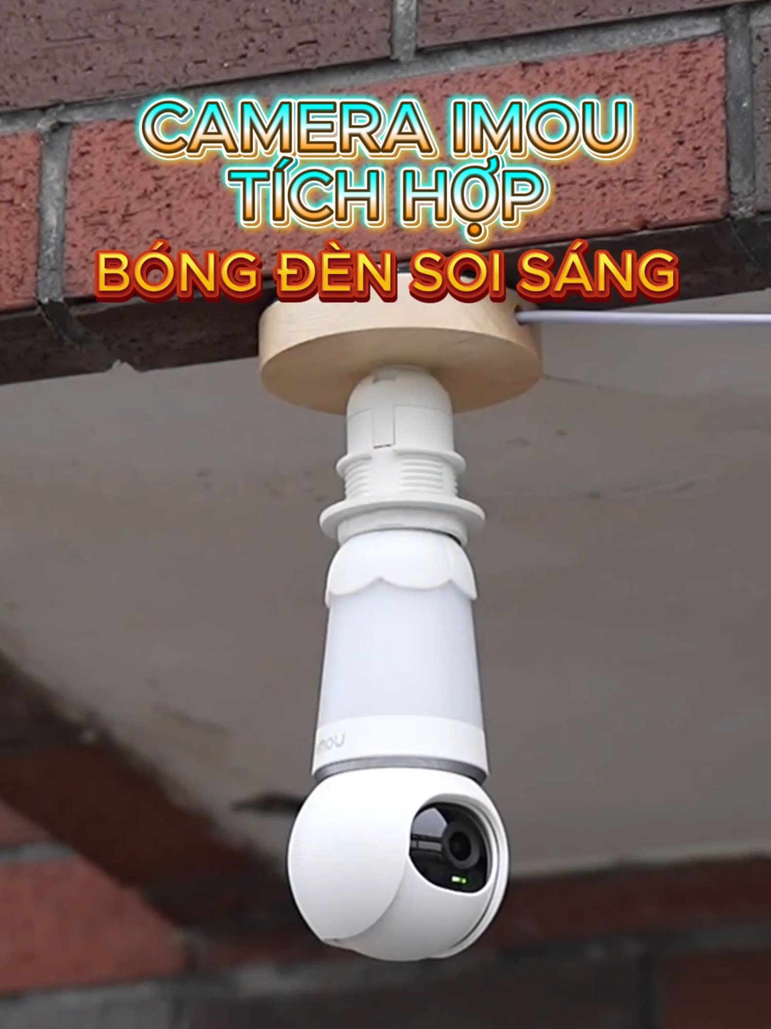 Camera Imou Bóng đèn vừa soi sáng được vừa quan sát hình ảnh khi đi xa,chỉ cần xoay vào chui đèn kết nối wifi là xài #camerabiettuot #camerawifi #imou #cameraimou #camerabongden