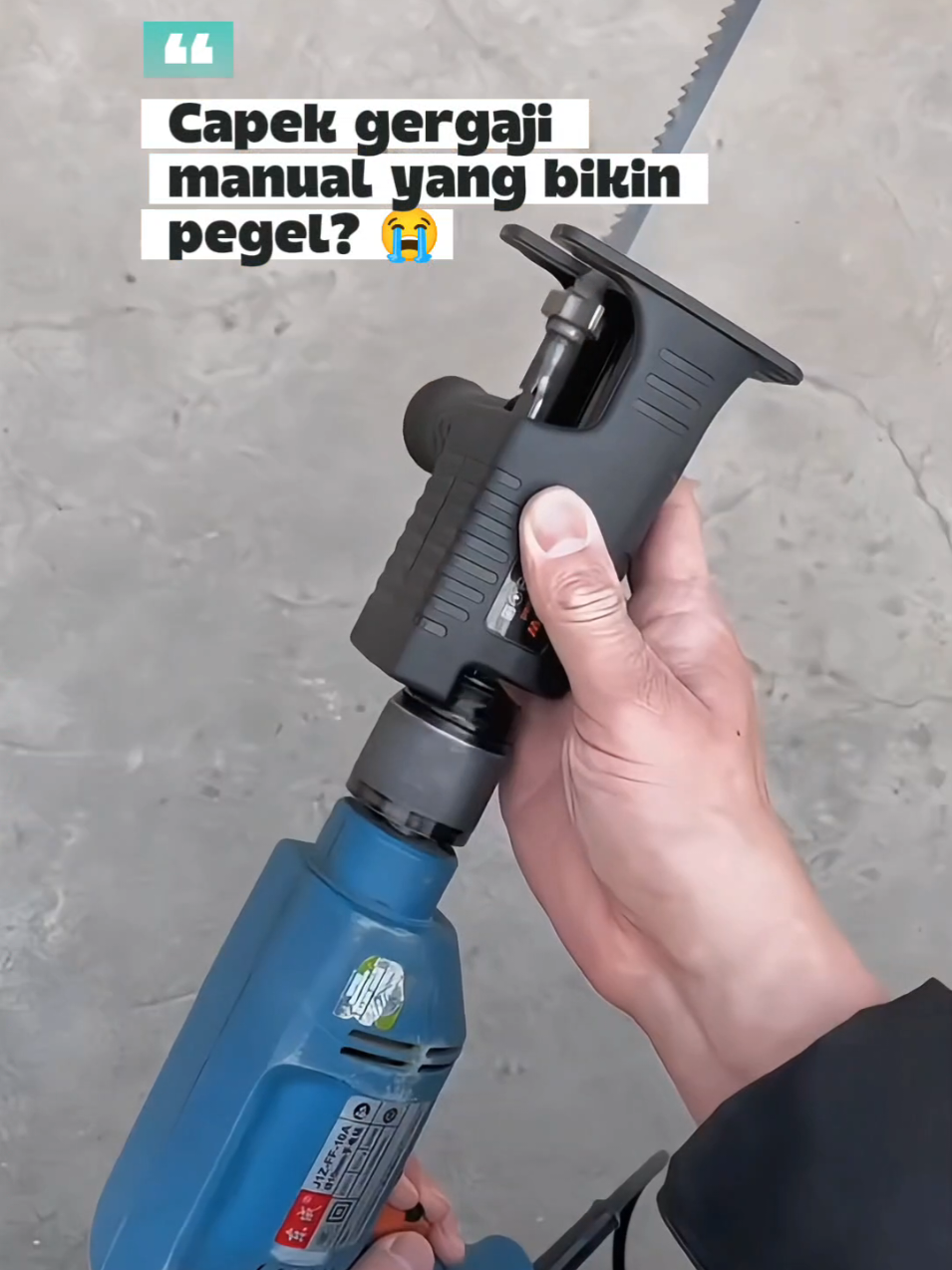 Apa Ga Cape Pke gergaji biasa? #perkakas #coversaw #adaptorgergajibor #adaptorcover #gergajibor 