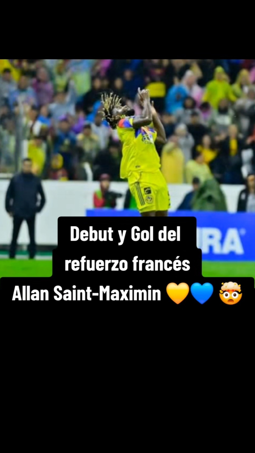 🦅✨ El vuelo de Allan Saint-Maximin comienza… 💛💙 ¡Primer partido como Águila y ya dejó su huella! 🇫🇷⚽️ DEBUT Y GOOOOL de Saint-Maximin 🙌 🔥 Atlas 2️⃣ – 3️⃣ América 🦅💛💙 #águila  #ligamx  #SaintMaximin #america #atlas  #grandesdecorazón  #vamosamérica #clubamerica  ⚽️🔥