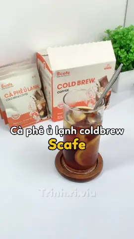 Cà phê ủ lạnh, thơm ngon dễ uống. #trinhriviu #coldbrew #capheulanh #giamcan #lamdep 