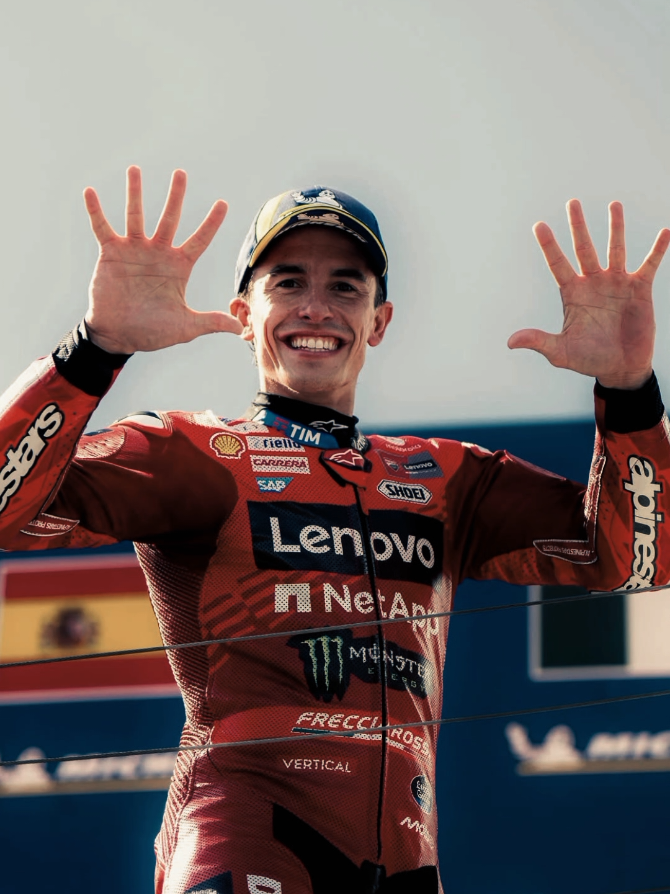 pesona calon juara dunia MotoGP tahun ini👑, langsung aja buat perayaan juara dunia 🔥 @Marc Márquez  #marcmarquez #fyp #mm93 #capcut #motogp 