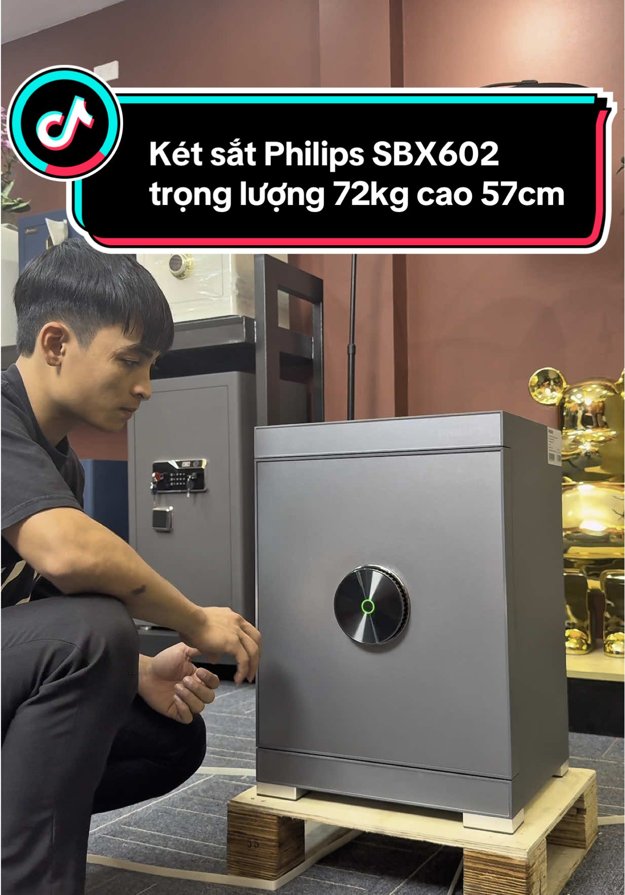 Két sắt mini thông minh nhập khẩu Philips SBX602-5CU màu titan tự nhiên  #ketsatmini #ketsatthongminh #huongbanket #ketsat #fyb #ketsatdientu #ketsatgiadinh #ketsatvantay 