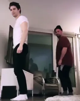 I am crying, David dancing like a dork with guyjohnmusic and his wife Julia! • • • • • • • • #davidcorenswet #superman #dancing #fyp #dc   