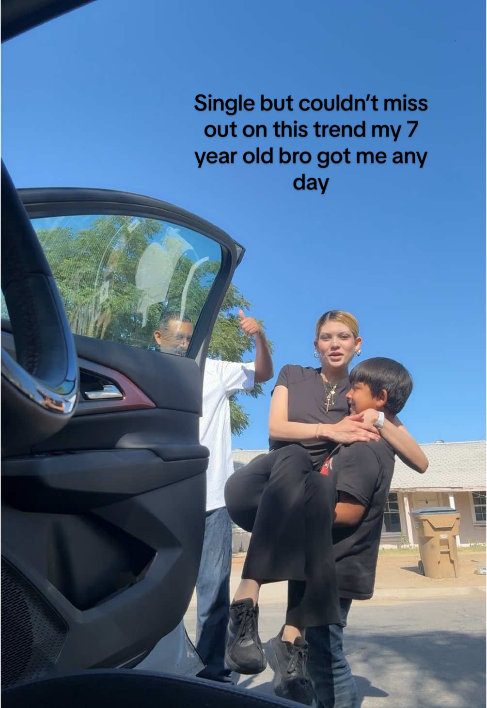 I have 10 brother ages 2-25 they can all carry me no man needed #fyp #foryoupage #foryou #carryingyourlovewithme #foryoupage 