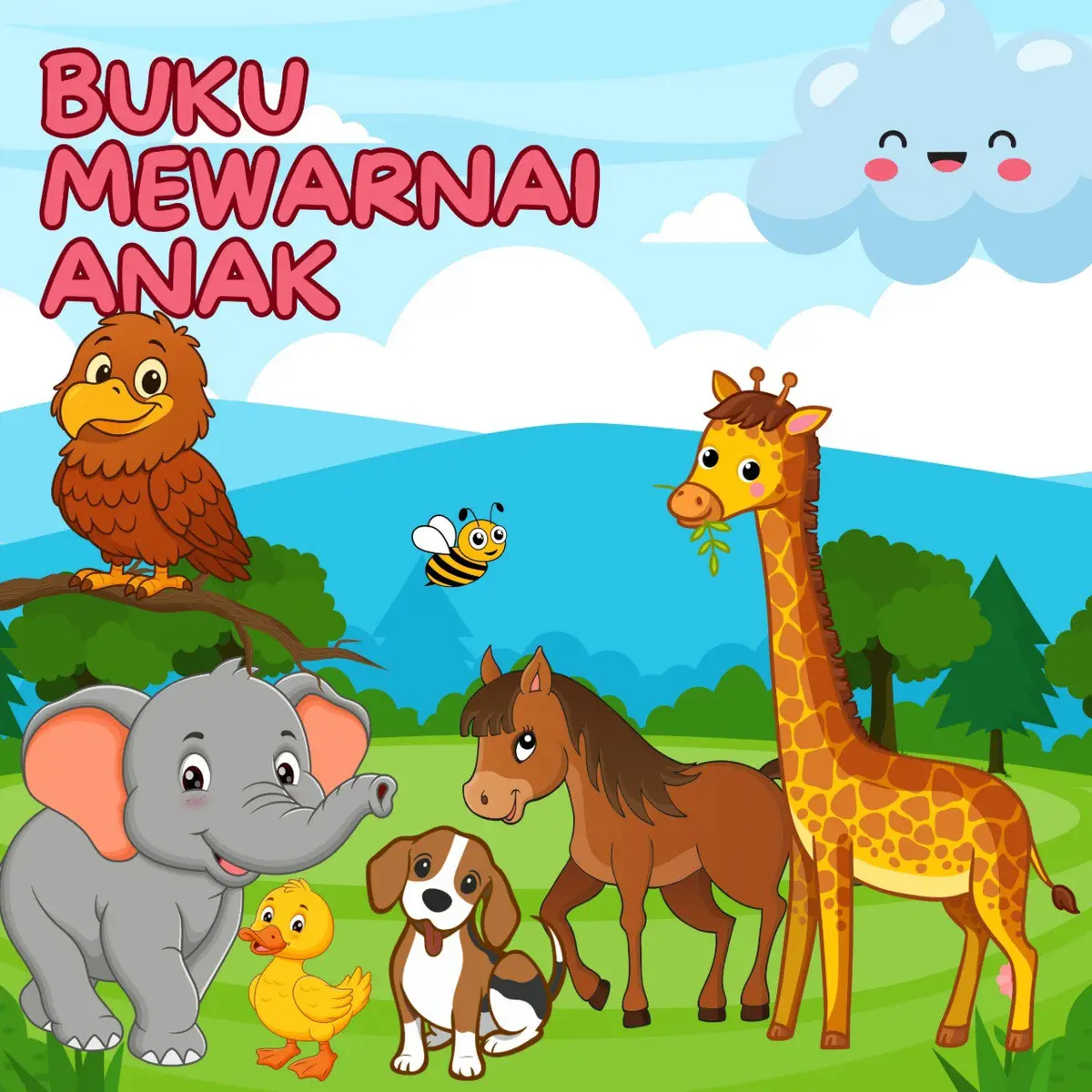 Buku ini berisi kumpulan gambar hitam putih hewan-hewan lucu seperti Gajah, Lebah, Bebek, Jerapah, Kuda, Elang dan Anjing. Setiap gambar dibuat dengan garis tegas, sederhana, dan jelas sehingga mudah diwarnai oleh anak-anak. Selain mewarnai, anak juga akan belajar mengenal berbagai jenis hewan serta menumbuhkan rasa sayang terhadap makhluk hidup. ✨ Manfaat Buku Mewarnai Ini: Melatih kreativitas dan imajinasi anak Mengembangkan keterampilan motorik halus Melatih konsentrasi dan kesabaran Menjadi aktivitas menyenangkan bersama keluarga Buku ini cocok untuk anak usia 3–6 tahun, baik untuk kegiatan belajar di rumah, sekolah, maupun sebagai hadiah kreatif. #hewanlucu #bukumewarnai #anakanak #kreatif 