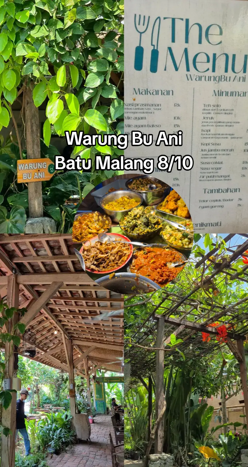 Warungnya sedikit masuk gang, untuk rasa lumayan dengan masakan tradisional jawa untuk harga cukup murah tempatnya adem sejuk cocok datang bersama keluarga 📍Jl. Samadi 3 No.54a, RT.4/RW.11, dusun krajan, Pesanggrahan, Kec. Batu, Kota Batu #fyp #viral #batu #batumalang #malang 