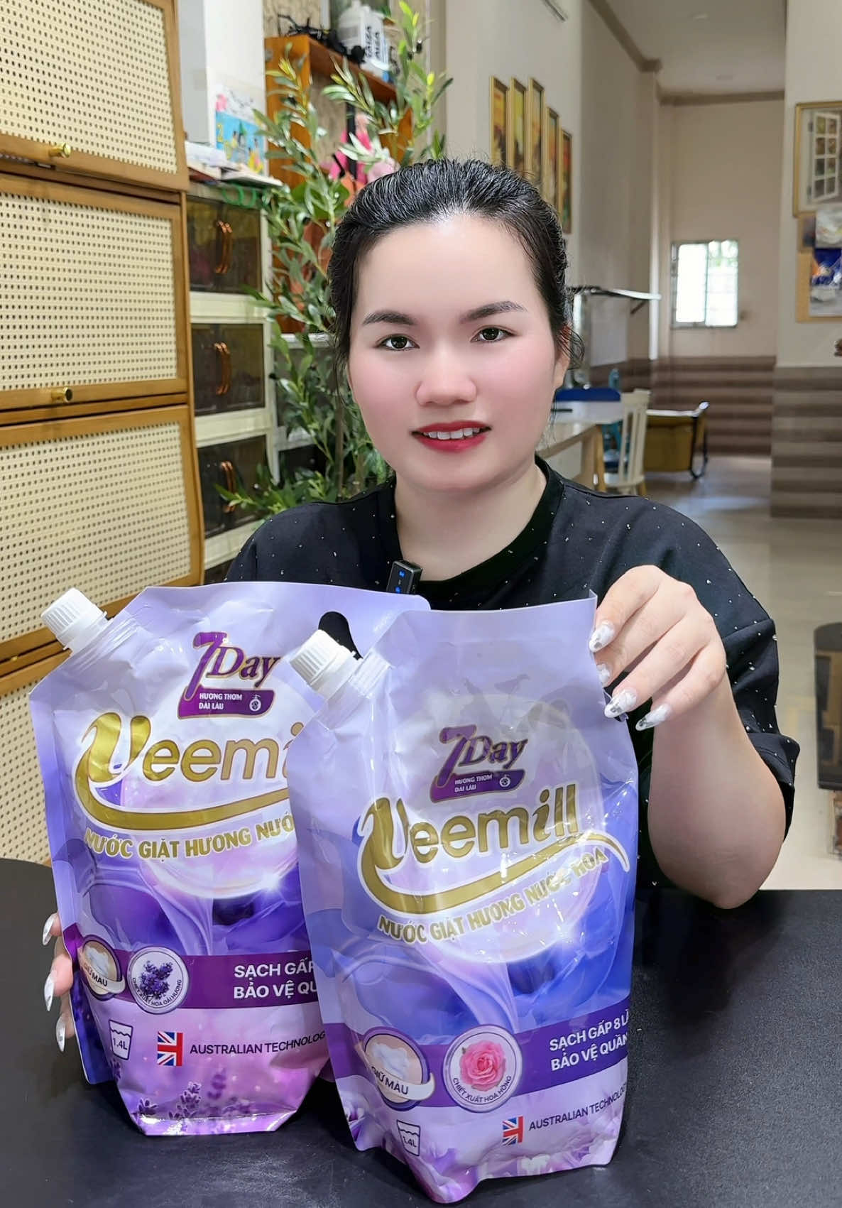 Combo 2 túi nước giặt xả veemill #nuocgiatxa 