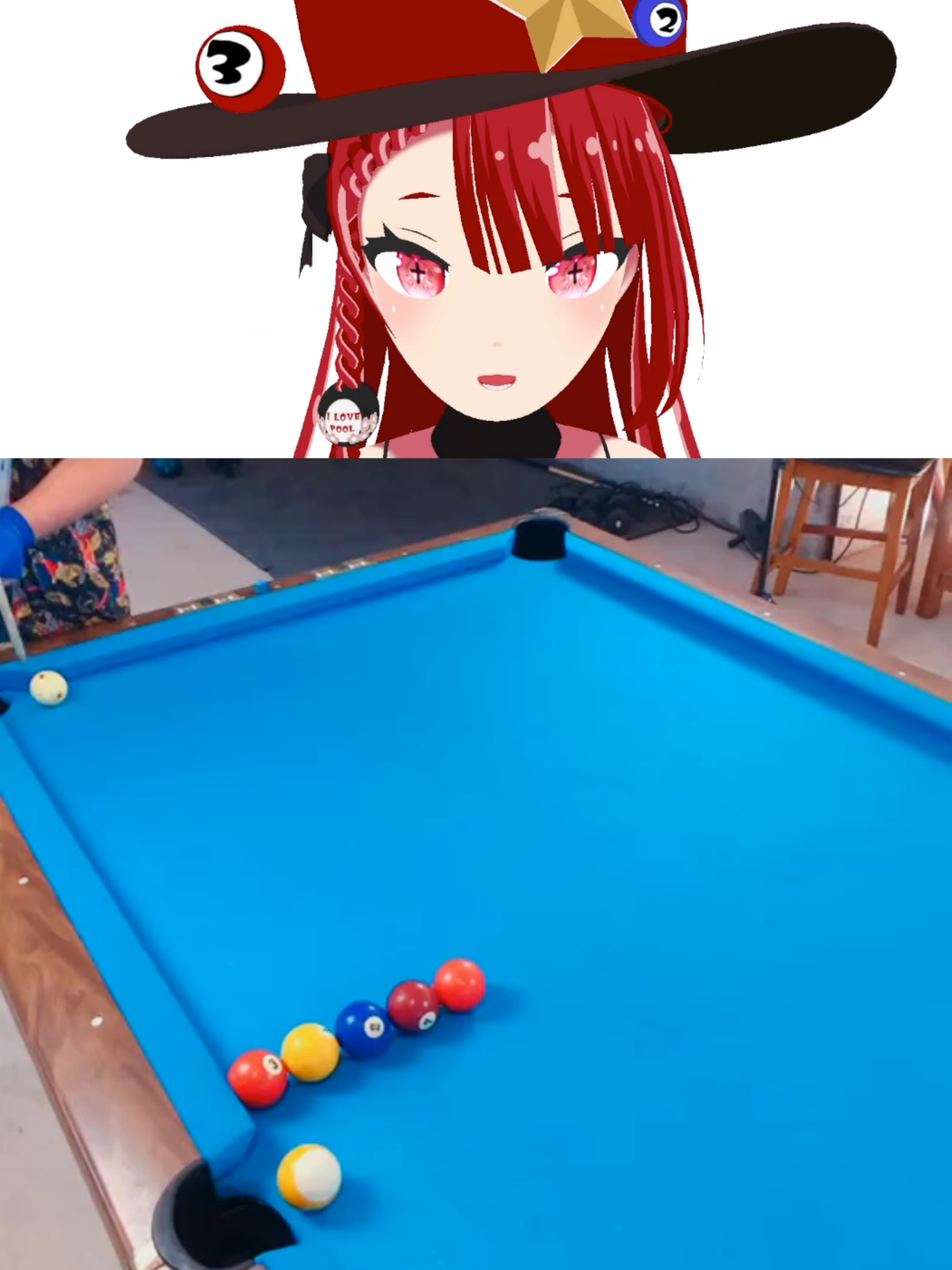 神業ビリヤードをVRで再現チャレンジ 2日目 #バーチャルハスラーみなみにし #VRChat #VRチャット #ブイチューバー #billiards #ビリヤード #pool #新人王参戦中