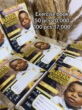 🎂Make Birthdays Extra Special! ✨ Celebrate your kids big day with our Birthday Customized Exercise Books 💖 Perfect as: 🎁 Party souvenirs 🎁 Return gifts 🎁 Unique birthday keepsakes We print their name, photo & theme so it becomes a memory! 📚💫 📩 DM now to customize & order for your next party! #BirthdaySouvenirs #CustomizedBooks #PartyFavors #PersonalizedGifts #UniqueBirthday #visionprintsng #iyanaipajaprinter #exercisebook #birthdaysouvenir 