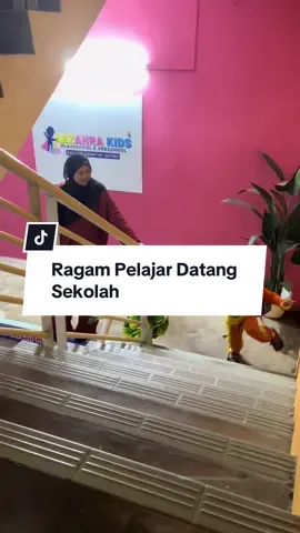 Setiap pagi, ada sahaja ragam comel anak-anak masuk sekolah.  #azzahrakids #school 